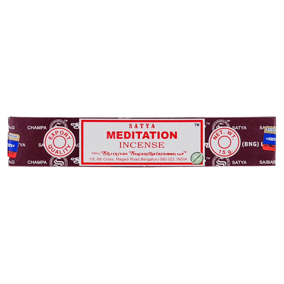 Meditation Scent Incense Sticks by Satya BNG, 15g Packs