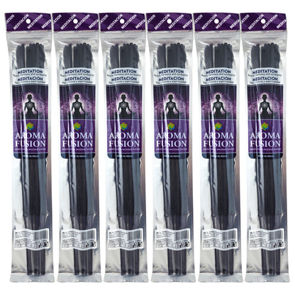 Meditation Scent Aroma Fusion 19" Jumbo Incense, 10-Stick Pack