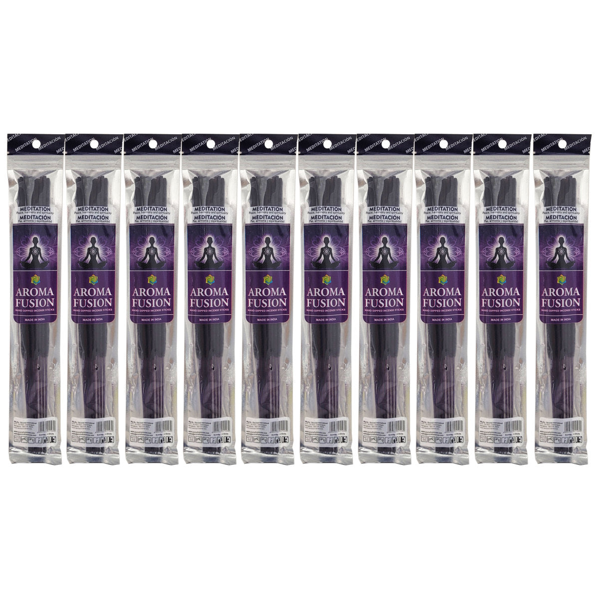 Aroma Fusion 11" Incense Sticks - Meditation Scent