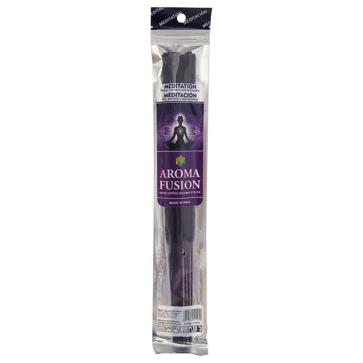 Aroma Fusion 11" Incense Sticks - Meditation Scent