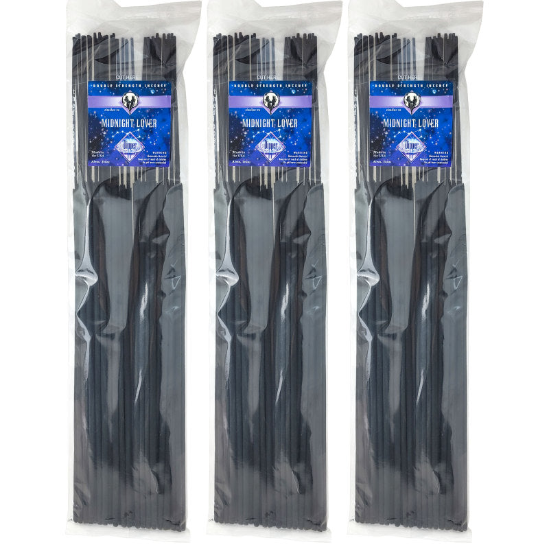 Midnight Lover Scent 19" Incense, 50-Stick Pack, by The Dipper
