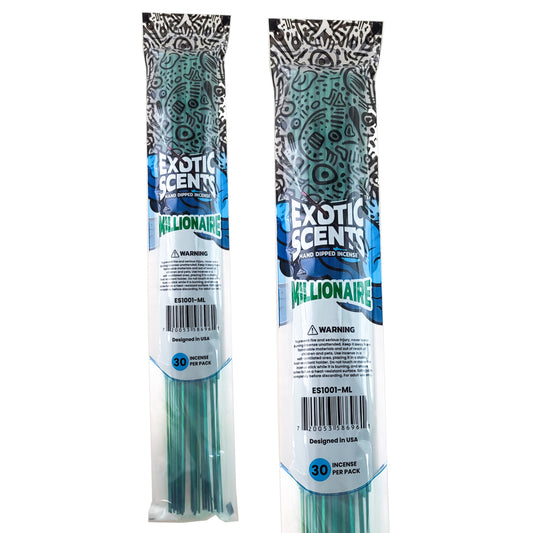 Millionaire Scent 19" Exotic Scents Jumbo Incense