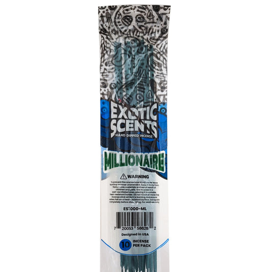 Millionaire Scent 11" Exotic Scents Incense