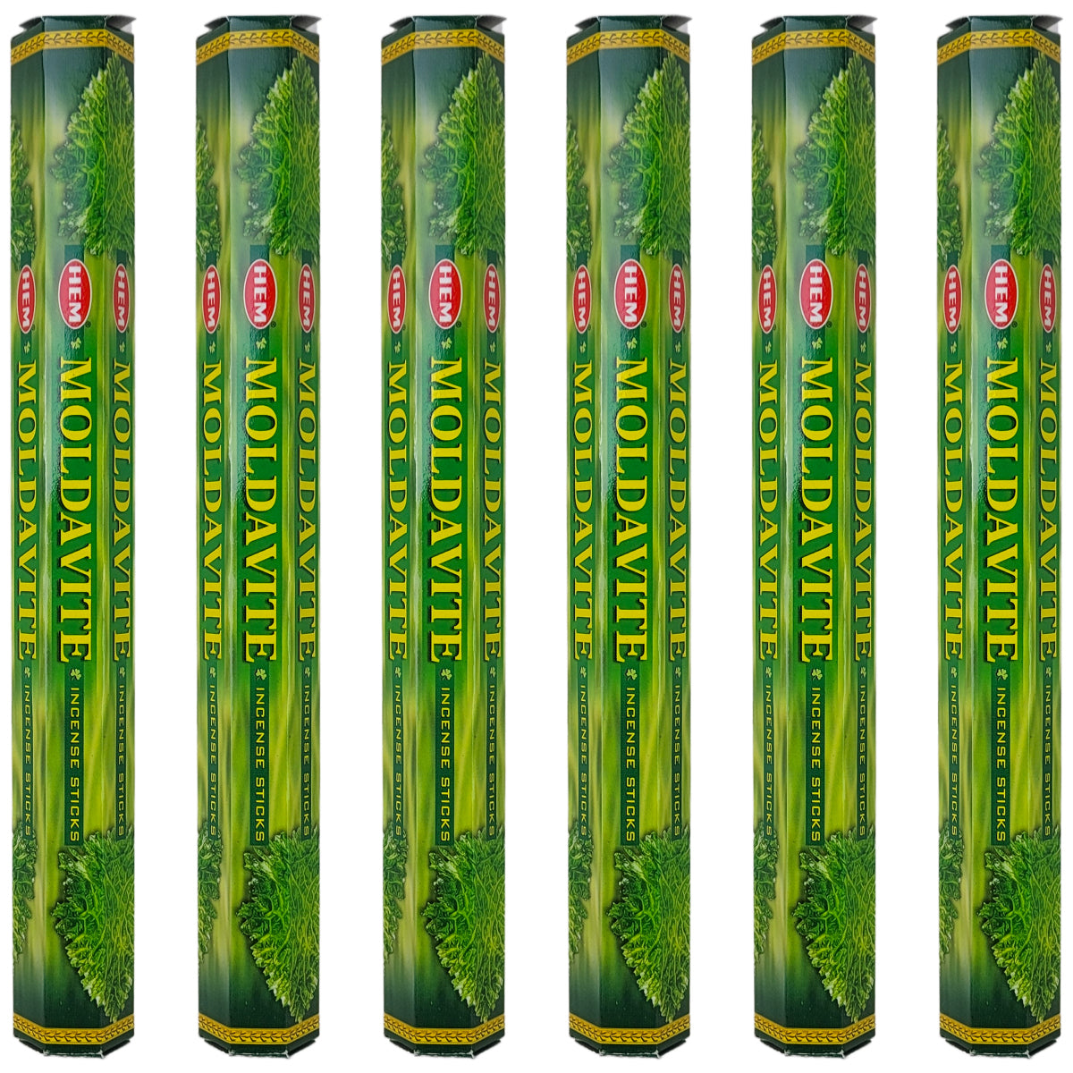 HEM Incense Sticks 20-Stick Hex Packs, Moldavite