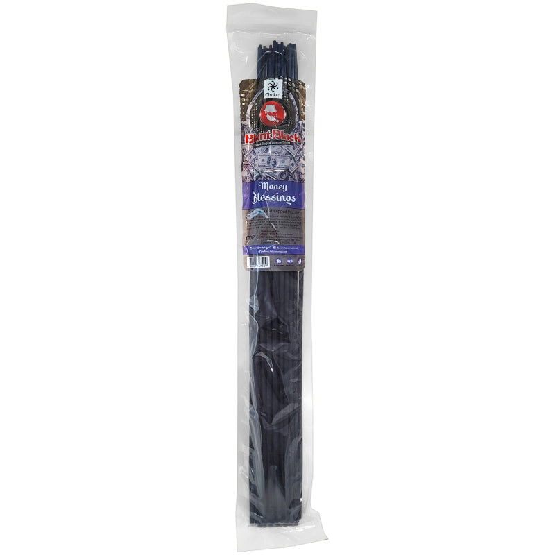 Money Blessings Scent 19" Blunt Black Jumbo Incense