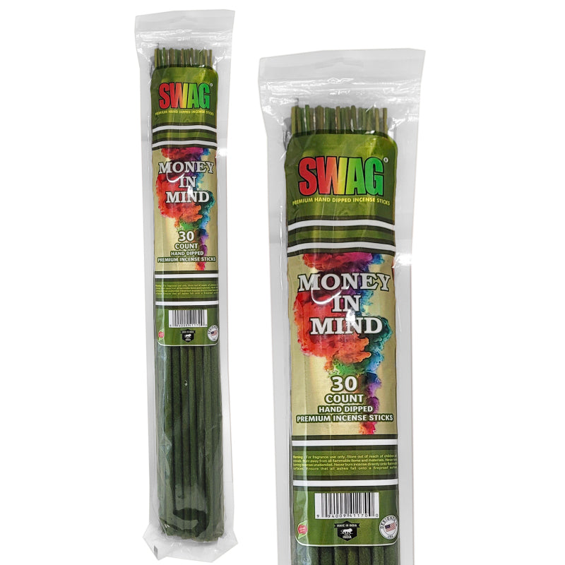 Money In Mind Scent 19" SWAG Jumbo Incense