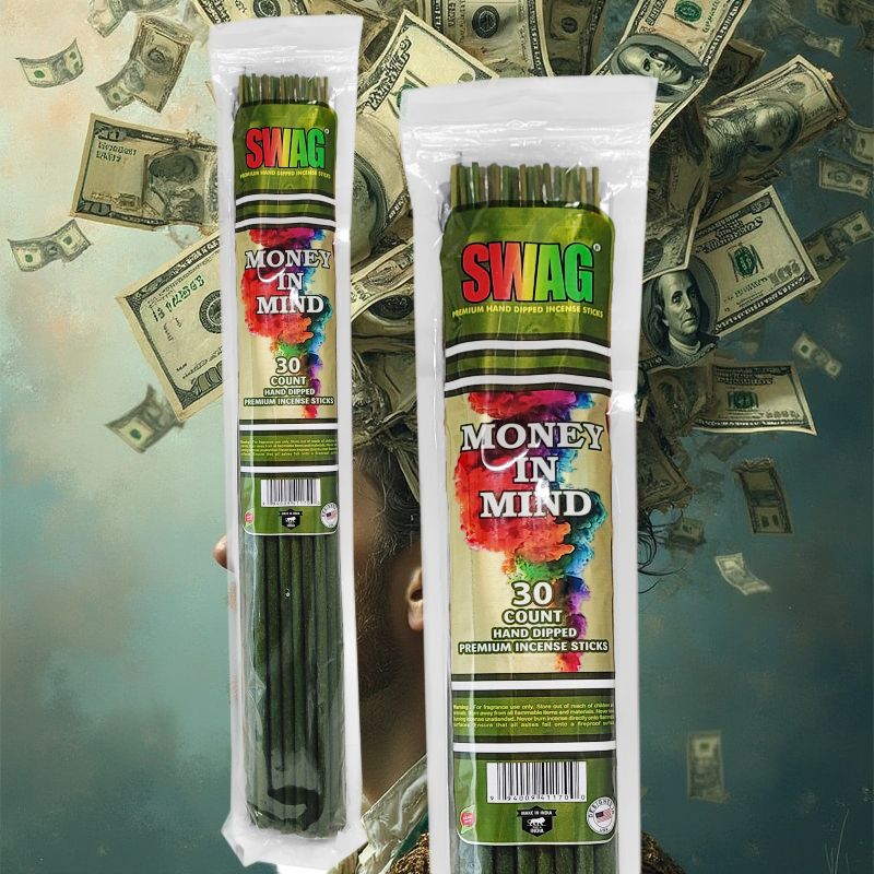 Money In Mind Scent 19" SWAG Jumbo Incense
