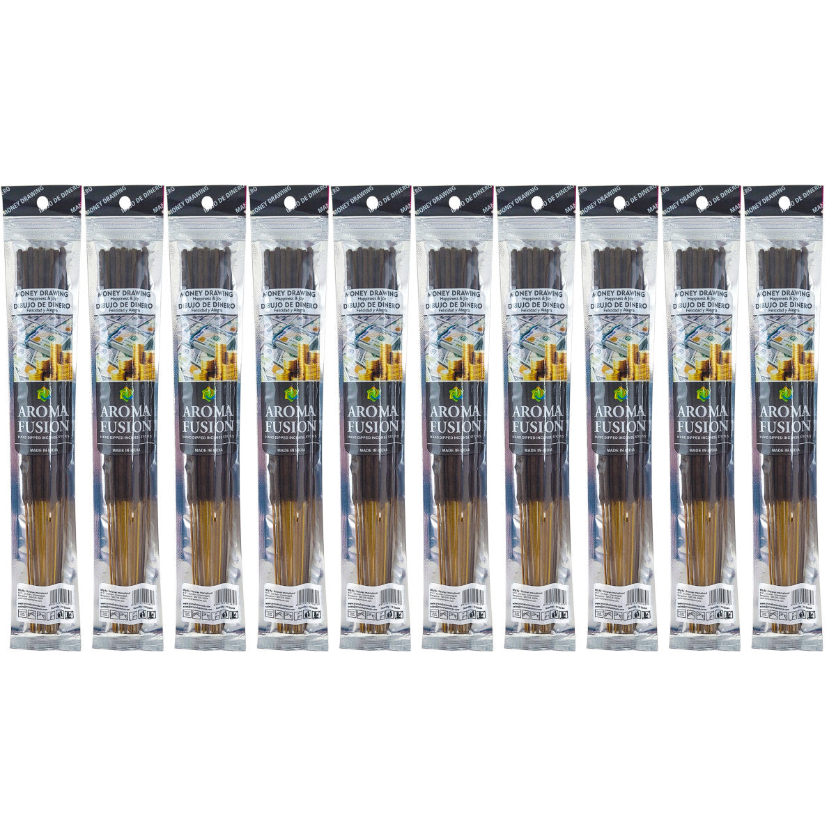 Aroma Fusion 11" Incense Sticks - Money Drawing Scent