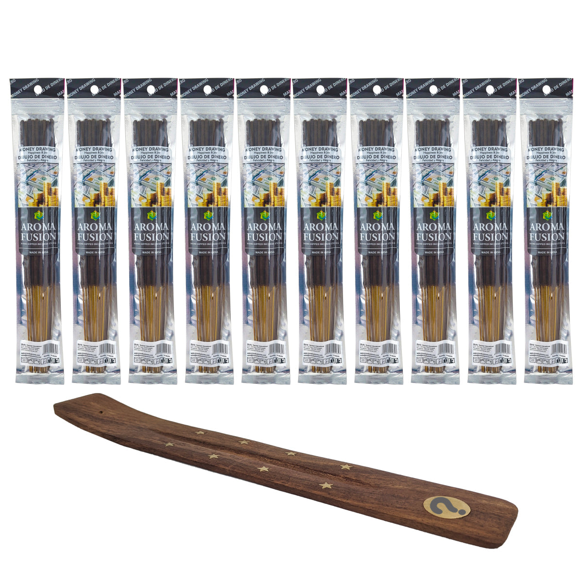 Aroma Fusion 11" Incense Sticks - Money Drawing Scent