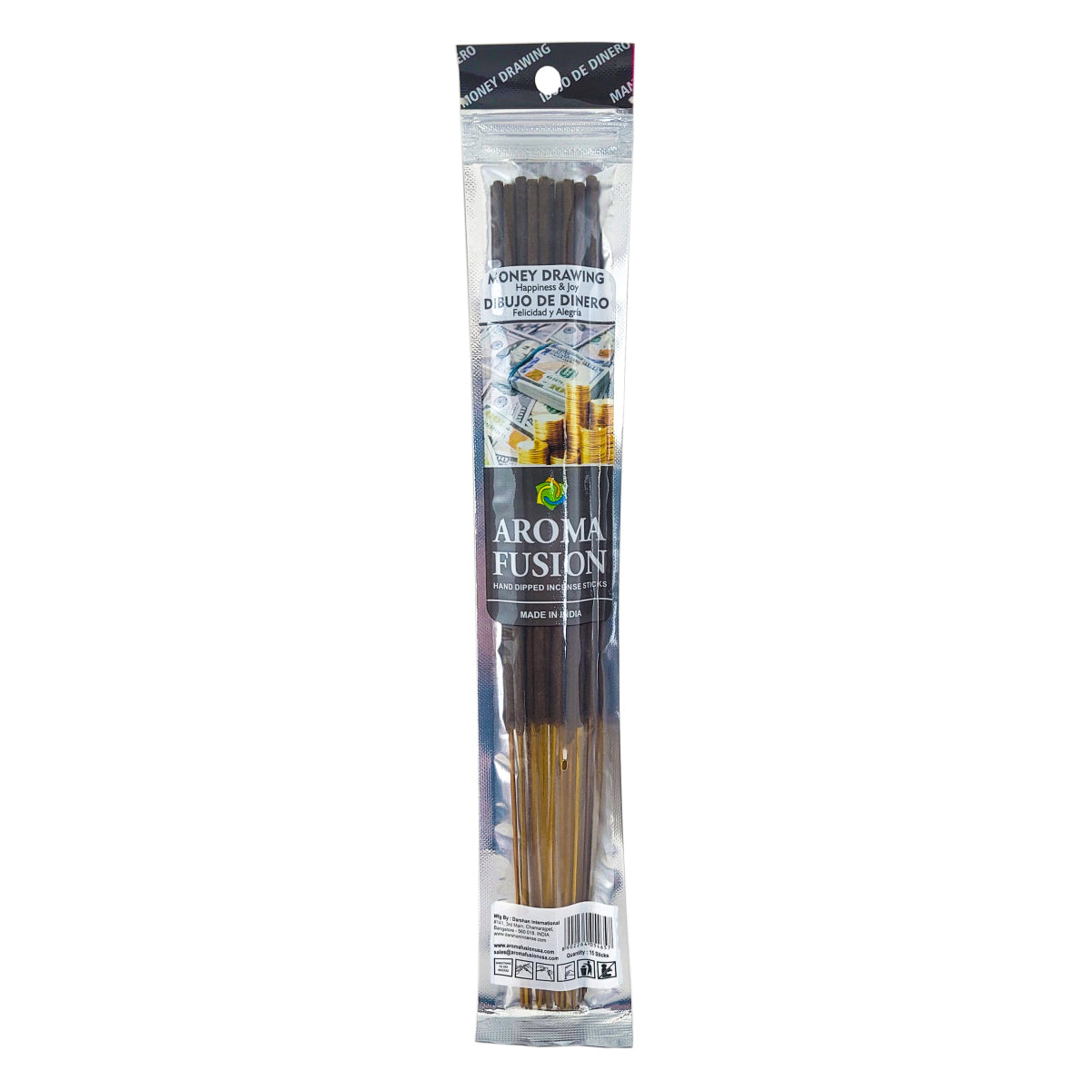 Aroma Fusion 11" Incense Sticks - Money Drawing Scent