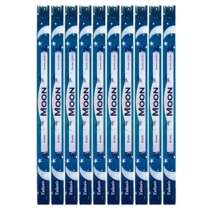 Moon Tulasi 9" Incense Sticks, 8ct Square Packs
