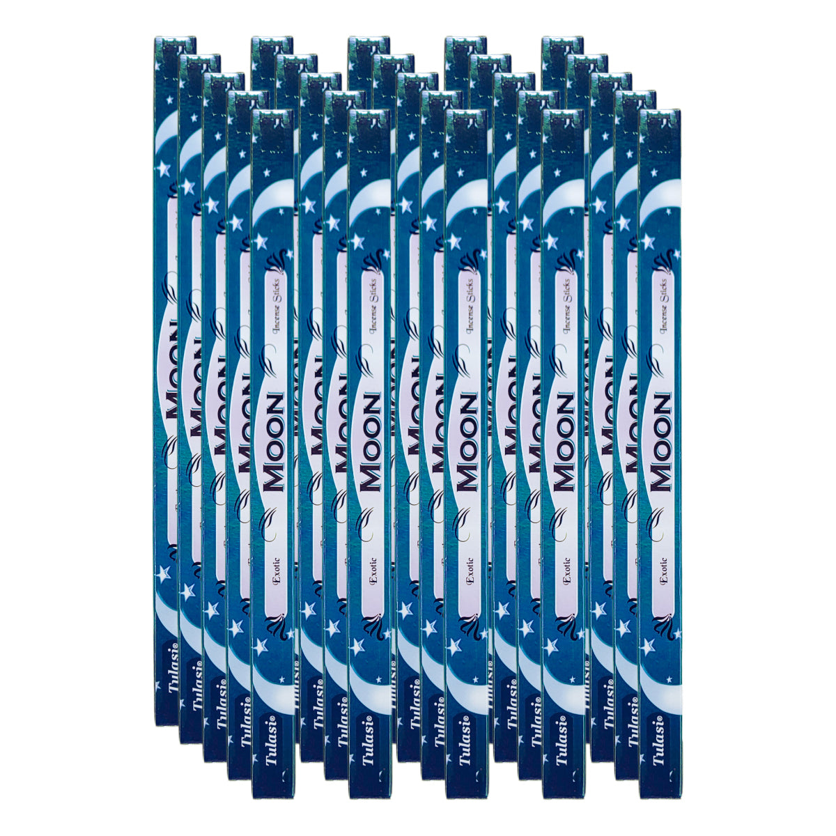 Moon Tulasi 9" Incense Sticks, 8ct Square Packs