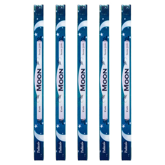 Moon Tulasi 9" Incense Sticks, 8ct Square Packs