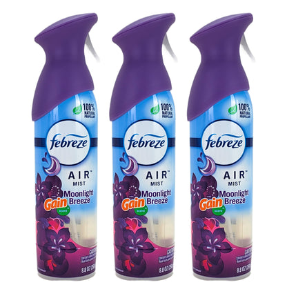 Moonlight Breeze with Gain - Febreze AIR Mist Air Freshener 8.8oz