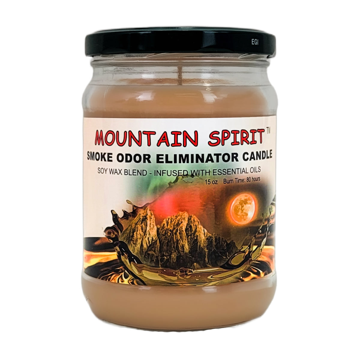 Mountain Spirit 5" Blunteffects Odor Eliminating Glass Jar Candle