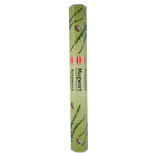 HEM Incense Sticks 20-Stick Hex Packs, Mugwort