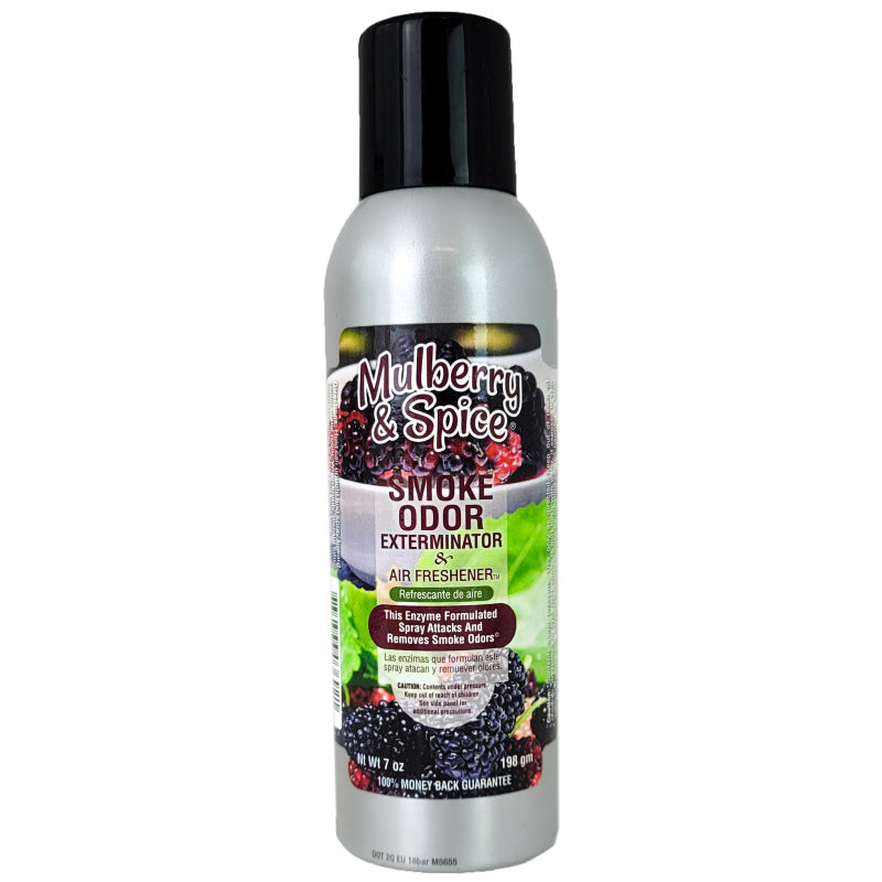 Mulberry & Spice Scent 7oz Smoke Odor Exterminator Aerosol Can Spray