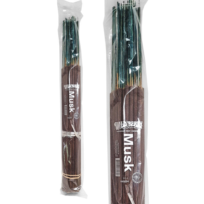Musk 19" BIGGIES Wild Berry Incense, ~50ct Packs