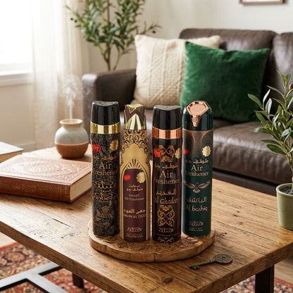 4-PACK SAMPLER #6, Nabeel 300ml Dry Aerosol Air Freshener Sprays