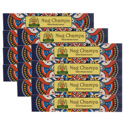 Nag Champa 15g 8" Incense Pack, by Namaste India