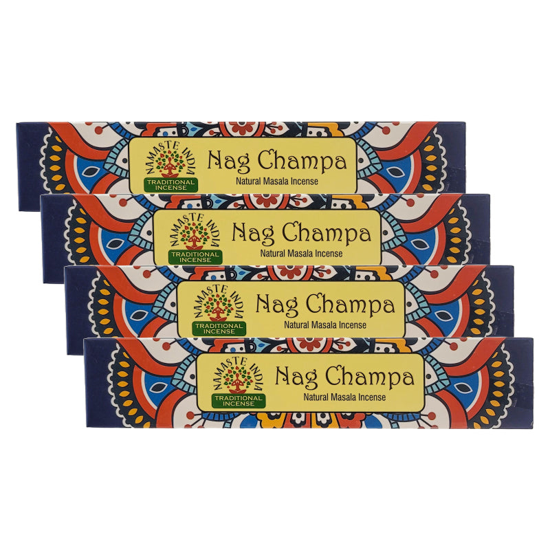 Nag Champa 15g 8" Incense Pack, by Namaste India