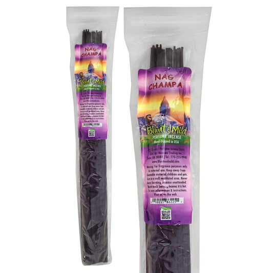 19" Blunt & Mild Jumbo Incense, Nag Champa