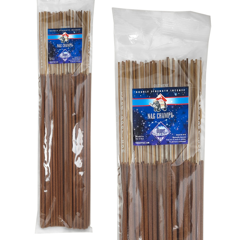 Nag Champa Scent 19" Incense, 50-Stick Pack, by The Dipper