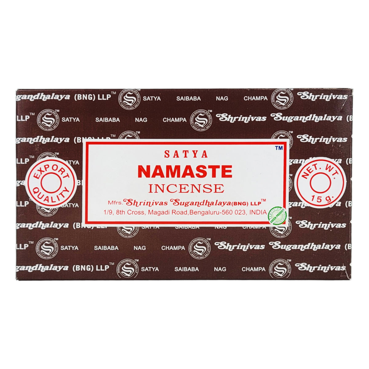 Namaste Scent Incense Sticks by Satya BNG, 15g Packs