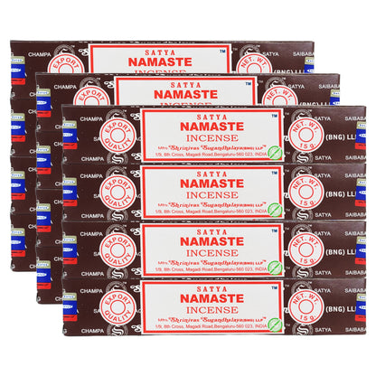 Namaste Scent Incense Sticks by Satya BNG, 15g Packs