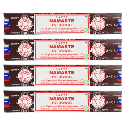 Namaste Scent Incense Sticks by Satya BNG, 15g Packs