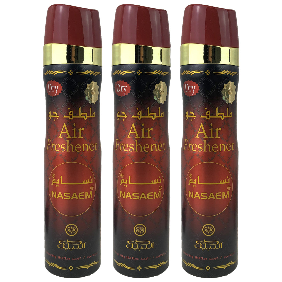Nasaem Scent Dry Aerosol Air Freshener Spray, 300ml, by Nabeel