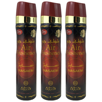 Nasaem Scent Dry Aerosol Air Freshener Spray, 300ml, by Nabeel