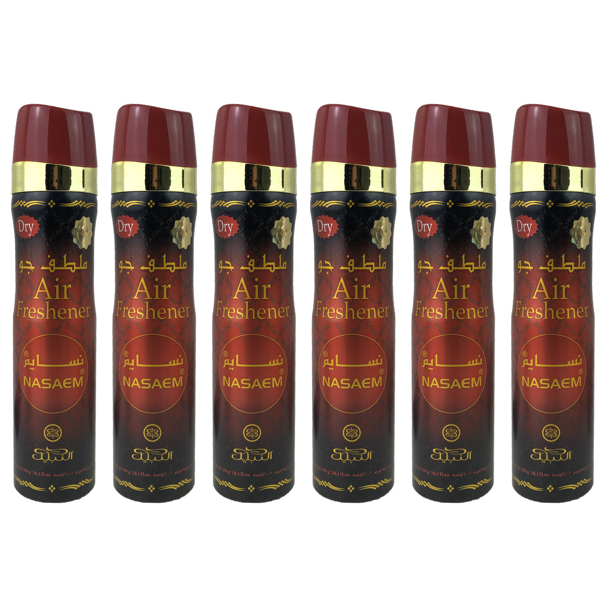 Nasaem Scent Dry Aerosol Air Freshener Spray, 300ml, by Nabeel