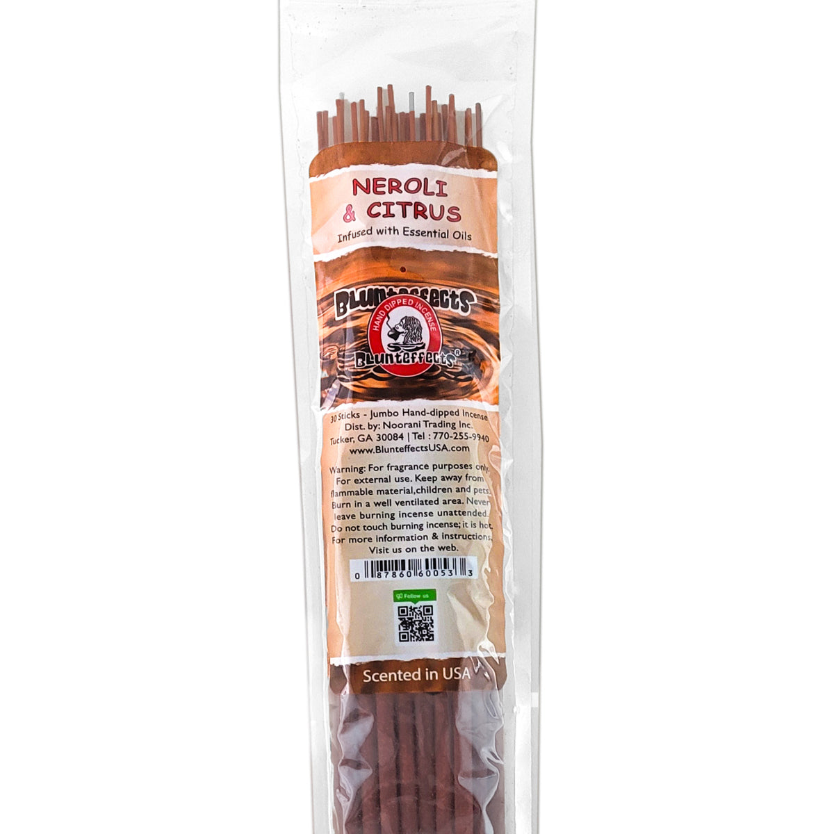 Neroli & Citrus Scent, 19" BluntEffects Jumbo Incense