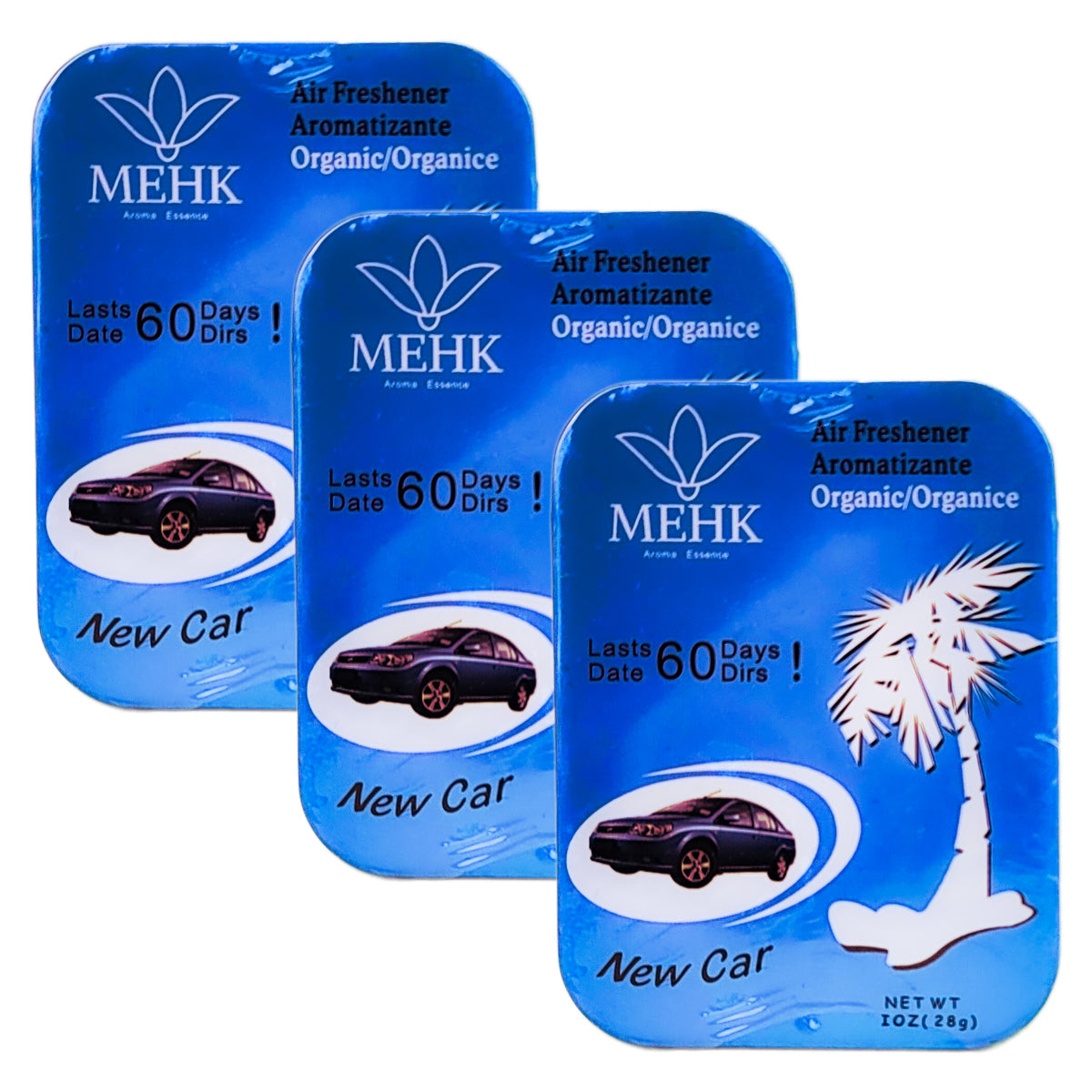 MEHK Car Air Freshener 1oz Tins, New Car Scent