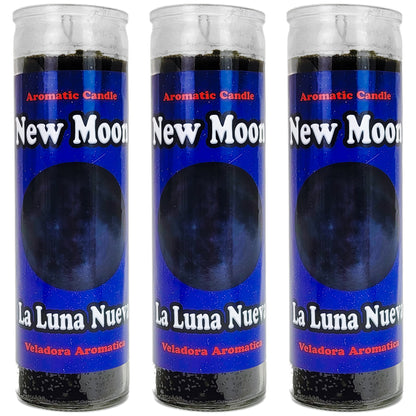 Prepared 7 Day Candle, New Moon, by Mama Mojo