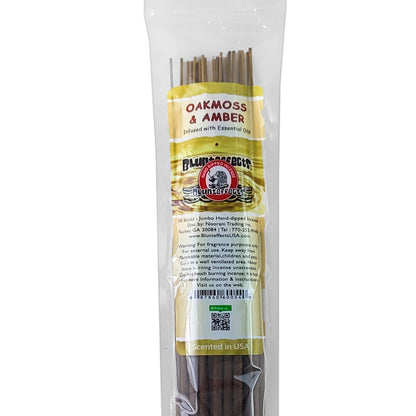 Oakmoss & Amber Scent, 19" BluntEffects Jumbo Incense