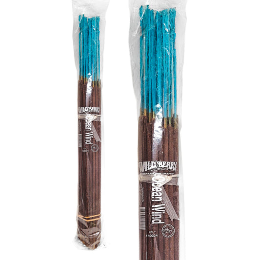 Ocean Wind 19" BIGGIES Wild Berry Incense, ~50ct Packs