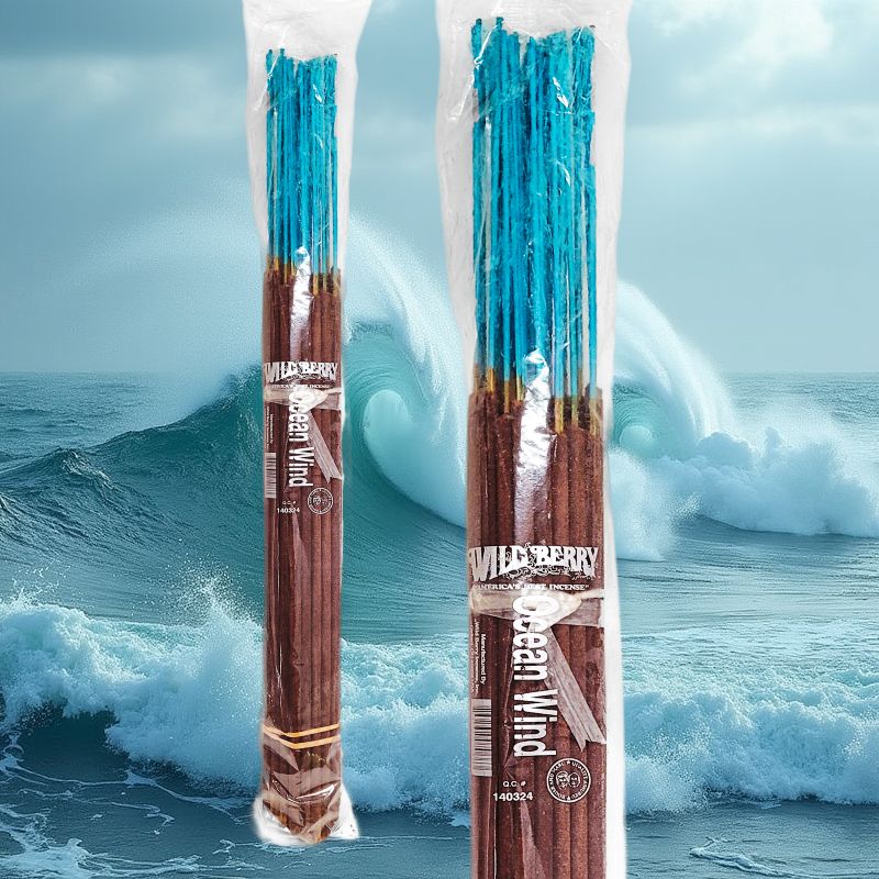 Ocean Wind 19" BIGGIES Wild Berry Incense, ~50ct Packs