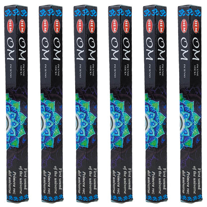 HEM Incense Sticks 20-Stick Hex Packs, OM Scent