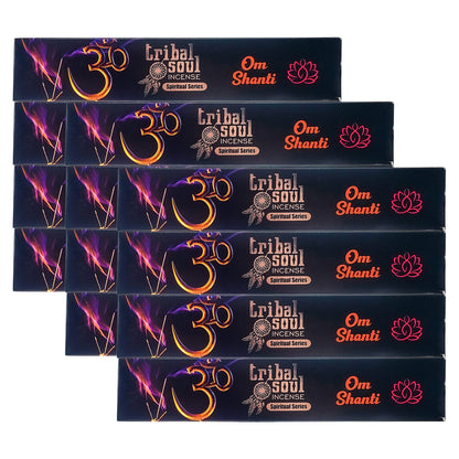 Om Shanti (Spiritual Series) 15g 8" Incense Pack, by Tribal Soul
