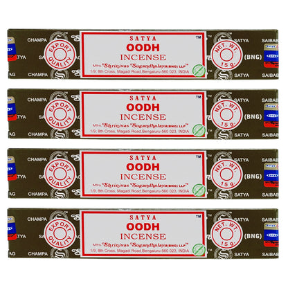 Oodh Scent Incense Sticks by Satya BNG, 15g Packs