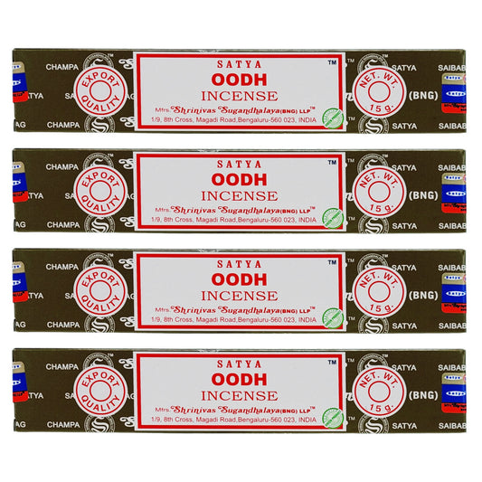 Oodh Scent Incense Sticks by Satya BNG, 15g Packs