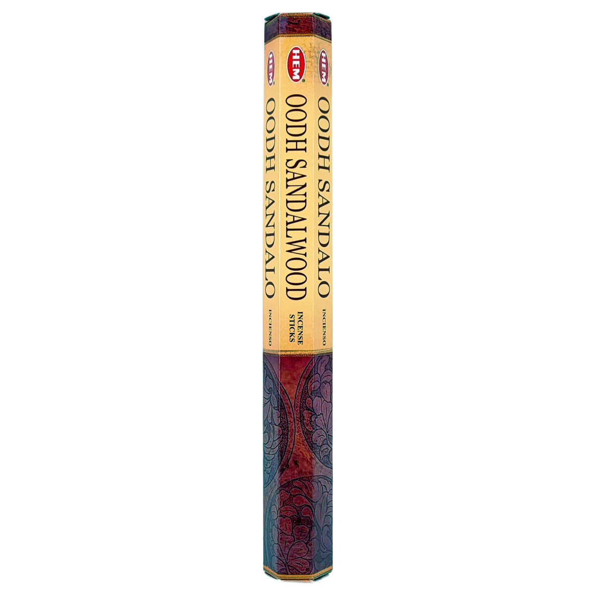 HEM Incense Sticks 20-Stick Hex Packs, Oodh Sandalwood