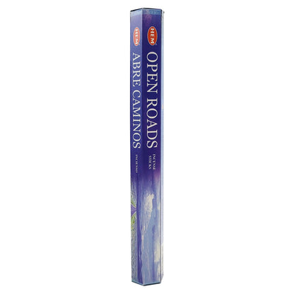 HEM Incense Sticks 20-Stick Hex Packs, Open Roads