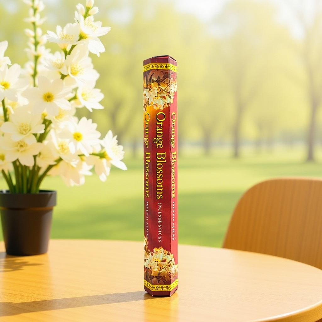 HEM Incense Sticks 20-Stick Hex Packs, Orange Blossoms