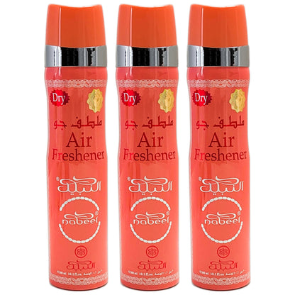 Original Scent Dry Aerosol Air Freshener Spray, 300ml, by Nabeel