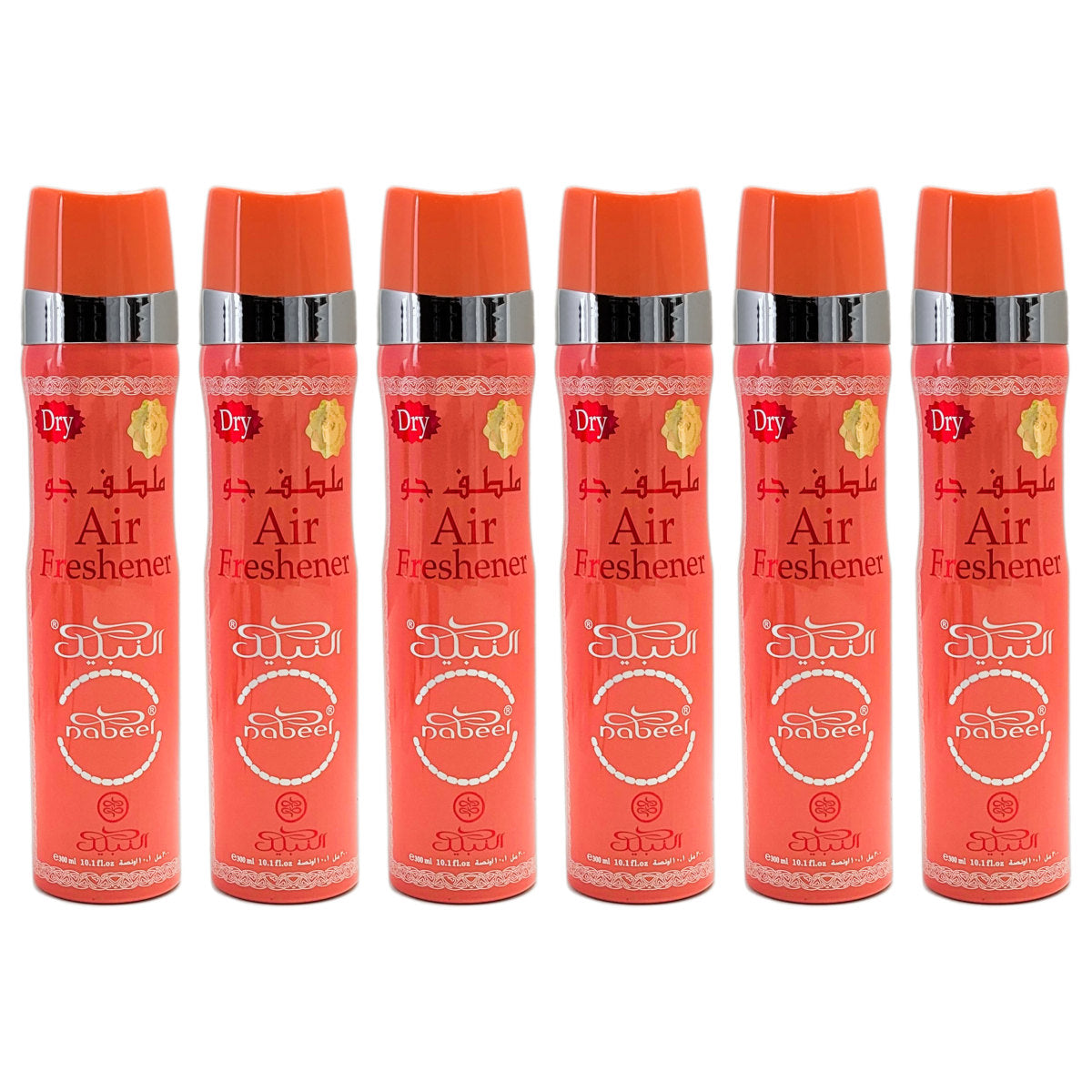 Original Scent Dry Aerosol Air Freshener Spray, 300ml, by Nabeel