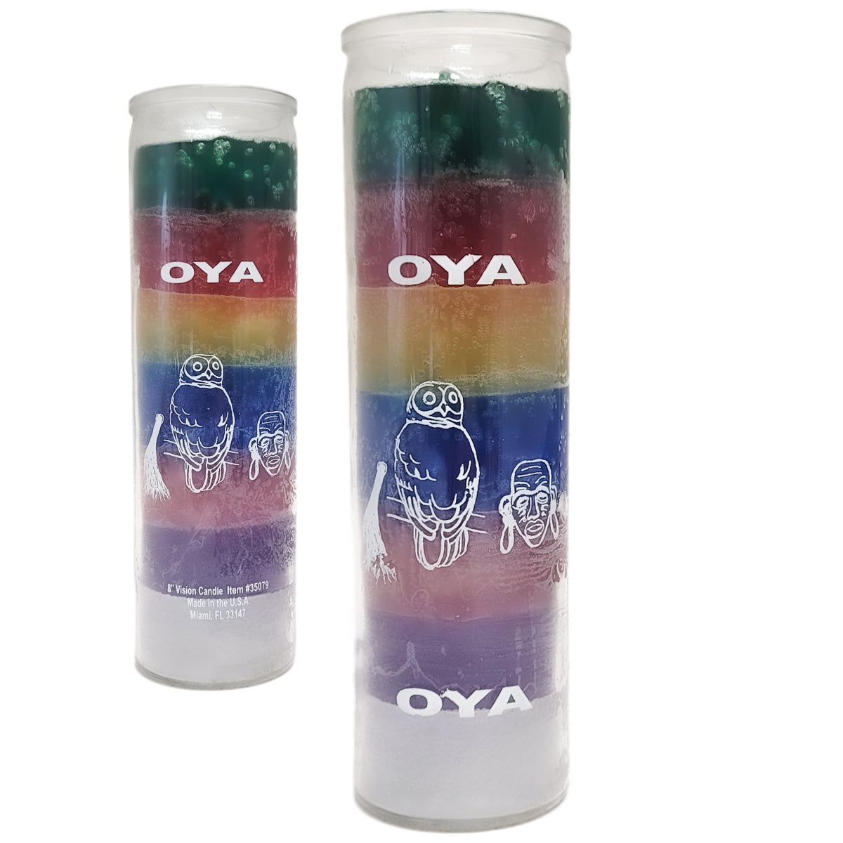 7 Day Candle, Orisha Oya (7 Color)