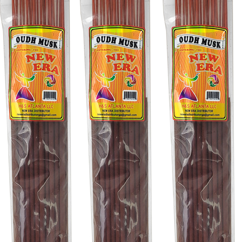 Oudh Musk Scent, New Era 19" Jumbo Incense